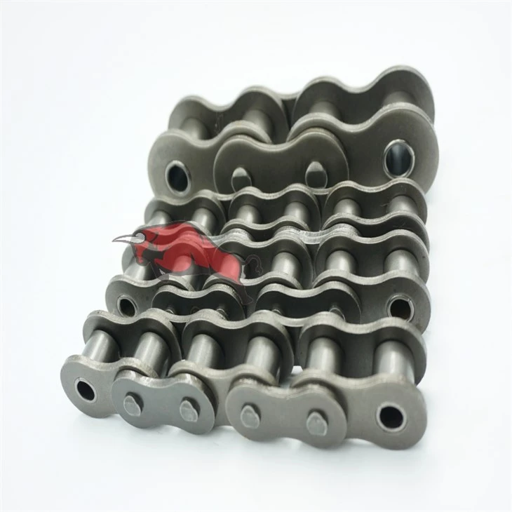 China Hot Sale Industrial Carbon Steel Transmission Roller Chain 40A 200-1R 2R 3R